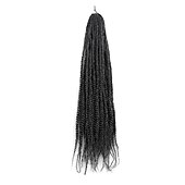 levne Háčkované vlasy-Faux Locs Dredy Senegalský Twist Pletené copánky Umělé vlasy Copánkové vlasy 1 balení