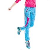 economico Fondi-Per donna Pantaloni da escursionismo Patchwork Estate Primavera Esterno Delicato sulla Pelle Resistente ai Raggi UV Asciugatura Rapida Leggero Pantaloni Nero / arancio Rosa Campeggio / Escursionismo