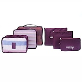 economico Borsoni da viaggio-6 set Borsa da viaggio Organizzatore di viaggi Organizer per bagagli da viaggio / Organizer per imballaggi Massima capacità Ompermeabile Portatile Anti-polvere Panno Oxford Per Viaggi Reggiseni