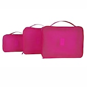 economico Borsoni da viaggio-6 set Borsa da viaggio Organizzatore di viaggi Organizer per bagagli da viaggio / Organizer per imballaggi Massima capacità Ompermeabile Portatile Anti-polvere Panno Oxford Per Viaggi Reggiseni