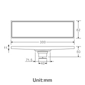 cheap Drains-12 Inch Rectangular Bathroom Shower Floor Drain Golden Strainers Bath Hotel Drain