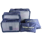 economico Borsoni da viaggio-6 set Borsa da viaggio Organizzatore di viaggi Organizer per bagagli da viaggio / Organizer per imballaggi Massima capacità Ompermeabile Portatile Anti-polvere Panno Oxford Per Viaggi Reggiseni
