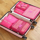 economico Borsoni da viaggio-6 set Borsa da viaggio Organizzatore di viaggi Organizer per bagagli da viaggio / Organizer per imballaggi Massima capacità Ompermeabile Portatile Anti-polvere Panno Oxford Per Viaggi Reggiseni
