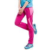 economico Fondi-Per donna Pantaloni da escursionismo Patchwork Estate Primavera Esterno Delicato sulla Pelle Resistente ai Raggi UV Asciugatura Rapida Leggero Pantaloni Nero / arancio Rosa Campeggio / Escursionismo
