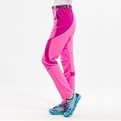economico Fondi-Per donna Pantaloni da escursionismo Patchwork Estate Primavera Esterno Delicato sulla Pelle Resistente ai Raggi UV Asciugatura Rapida Leggero Pantaloni Nero / arancio Rosa Campeggio / Escursionismo