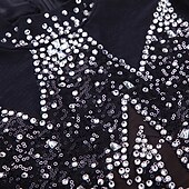 olcso Műkorcsolya ruhák-Kűrruha Női Lány Klizanje na ledu Ruhák Felszerelések Yan rózsaszín Ibolya Fekete Spandex Nagy rugalmasságú Verseny Kűrruhák Kézzel készített Virágos / Botanikus Hosszú ujj Jégkorcsolyázás