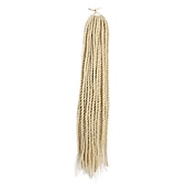 levne Háčkované vlasy-Faux Locs Dredy Senegalský Twist Pletené copánky Umělé vlasy Copánkové vlasy 1 balení