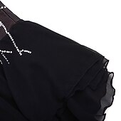 olcso Műkorcsolya ruhák-Kűrruha Női Lány Klizanje na ledu Ruhák Felszerelések Yan rózsaszín Ibolya Fekete Spandex Nagy rugalmasságú Verseny Kűrruhák Kézzel készített Virágos / Botanikus Hosszú ujj Jégkorcsolyázás