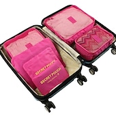 economico Borsoni da viaggio-6 set Borsa da viaggio Organizzatore di viaggi Organizer per bagagli da viaggio / Organizer per imballaggi Massima capacità Ompermeabile Portatile Anti-polvere Panno Oxford Per Viaggi Reggiseni