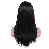 cheap Human Hair Lace Front Wigs-Lace Front Wig 4x4 Lace Human Hair Pre Plucked 130% 150% 180% Density Yaki StraightFront Wigs with Baby Hair Brazilian Human Hair Wigs for Black Women