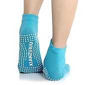 economico Calze da Yoga-1 Paio Calze yoga Calzini antiscivolo da yoga Cinque calzini della punta Per donna Antiscivolo Traspirante Protettivo Viola scuro Azzurro Rosa + giallo Autunno Inverno per Yoga Pilates Danza Bikram