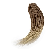 levne Háčkované vlasy-Faux Locs Dredy Senegalský Twist Pletené copánky Umělé vlasy Copánkové vlasy 1 balení
