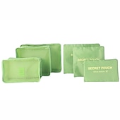 economico Borsoni da viaggio-6 set Borsa da viaggio Organizzatore di viaggi Organizer per bagagli da viaggio / Organizer per imballaggi Massima capacità Ompermeabile Portatile Anti-polvere Panno Oxford Per Viaggi Reggiseni