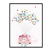 Χαμηλού Κόστους Γάμοι &amp; Εκδηλώσεις-Χαρακτητιστικά Πλαίσια &amp; Πιατέλες Άλλα Κλασσικό Θέμα / Οχήματα / Ρομάντζο Με Σχέδιο / Στάμπα