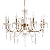 Недорогие Люстры-свечи-9 ламп, 75 см, хрустальные люстры в стиле свечей, металлические люстры в стиле свечей, гальваника, другие, деревенский / лодж, современный, современный, 110-120в 220-240в.