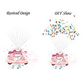 Χαμηλού Κόστους Γάμοι &amp; Εκδηλώσεις-Χαρακτητιστικά Πλαίσια &amp; Πιατέλες Άλλα Κλασσικό Θέμα / Οχήματα / Ρομάντζο Με Σχέδιο / Στάμπα