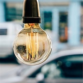 levne Klasické žárovky-4ks 40w e26 e27 g80 vintage edison žárovka starožitné žárovky stmívatelné teplé bílé 2300k 220-240v certifikované rohs ce