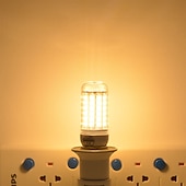 זול נורות תירס לד-6 יחידות 7 W נורות תירס לד 600-700 lm E14 E26 / E27 72 LED חרוזים SMD 5730 דקורטיבי לבן חם לבן קר 220-240 V / CE