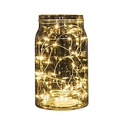 economico Striscie luci a batteria-2 m led luci stringa fata 100 pz 20 led luci filo di rame multi colore per la decorazione del regalo della camera da letto del partito di festa di nozze