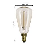 economico Lampadine a incandescenza-1 pc 40 W E14 ST48 Bianco caldo 2300 k Retrò / Oscurabile / Decorativo Lampadina a incandescenza vintage Edison 220-240 V