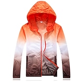 cheap Outdoor Jackets-Men&#039;s Women&#039;s Hiking Jacket Hiking Skin Jacket Hiking Windbreaker Summer Outdoor Waterproof UV Sun Protection Sunscreen Windproof Hoodie Ultraviolet Resistant Jacket Raincoat Camping / Hiking Fishing