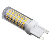 رخيصةأون أضواء LED ثنائي الدبوس-6 قطعة G9 9 واط 76LED 2835SMD الذرة LED المصباح الكهربي دافئ بارد طبيعي أبيض AC110-240V 75 واط لمبة هالوجين مكافئة 750lm غير وميض