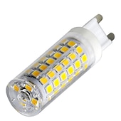 رخيصةأون أضواء LED ثنائي الدبوس-6 قطعة G9 9 واط 76LED 2835SMD الذرة LED المصباح الكهربي دافئ بارد طبيعي أبيض AC110-240V 75 واط لمبة هالوجين مكافئة 750lm غير وميض