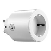 Недорогие Смарт-вилка-waza smart plug (eu) мини-выход, совместимый с amazon alexa и помощником Google, с поддержкой Wi-Fi интеллектуального разъема с функцией таймера, без концентратора