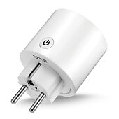 Недорогие Смарт-вилка-waza smart plug (eu) мини-выход, совместимый с amazon alexa и помощником Google, с поддержкой Wi-Fi интеллектуального разъема с функцией таймера, без концентратора
