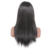 cheap Human Hair Lace Front Wigs-Lace Front Wig 4x4 Lace Human Hair Pre Plucked 130% 150% 180% Density Yaki StraightFront Wigs with Baby Hair Brazilian Human Hair Wigs for Black Women