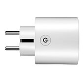 Недорогие Смарт-вилка-waza smart plug (eu) мини-выход, совместимый с amazon alexa и помощником Google, с поддержкой Wi-Fi интеллектуального разъема с функцией таймера, без концентратора