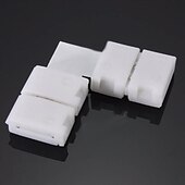 cheap Lamp Bases &amp; Connectors-10PCS 4-Pins Solderless Connector For 10MM 5050 No-Waterproof Strip Light Accessory for RGB LED Strip Ligh