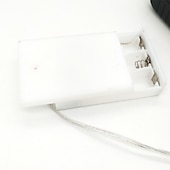Недорогие USB полосы света-Светодиодная лента USB белая с батарейным отсеком (без батареи), светодиодная лента длиной 1-3 м, белая, может резать светодиоды, подходит для спальни, зеркал, вечеринок, кемпинга, дней рождения, рождества