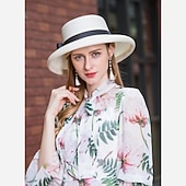 abordables Chapeaux de Fête-Polyester Chapeau Kentucky Derby / Chapeaux avec Noeud 1 pc Mariage / Fête / Soirée Casque