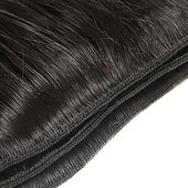 abordables 3 paquets extensions cheveux humains-Lot de 3 Tissage de cheveux Cheveux Brésiliens Droit Extensions de cheveux humains Cheveux Naturel Rémy 100% faisceaux d&#039;armure de cheveux remy Tissages de cheveux humains Extensions de cheveux