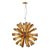 economico Modello a globo-10-Light 12 cm Luci Pendenti Legno / bambù Legno / bambù Paese 110-120V 220-240V