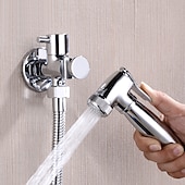 cheap Bidet Faucets-Brass Bathroom Sink Faucet,Single Handle One Hole Self-Cleaning  Handheld bidet Sprayer with Cold Water Only