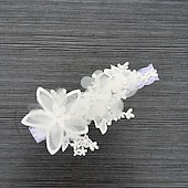 billiga Strumpeband till bröllop-Spets Klassiska smycken / Spets Bröllopskläder Med Blomma / Våd Strumpeband Bröllop / Fest / afton