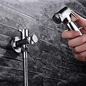 cheap Bidet Faucets-Brass Bathroom Sink Faucet,Single Handle One Hole Self-Cleaning  Handheld bidet Sprayer with Cold Water Only