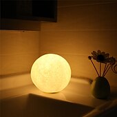economico Lucine notturne per bambini e neonati-3d lampada luna 16 colori cambia galassia luna led luce notturna telecomando usb&amp;amp;regali touch control per ragazze ragazzi bambini donne compleanno