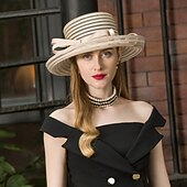 economico Cappelli da Festa-Tulle Cappello Kentucky Derby / berretto con Fiocco 1 pc Matrimonio / Festa / Serata Copricapo