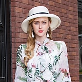 abordables Chapeaux de Fête-Polyester Chapeau Kentucky Derby / Chapeaux avec Noeud 1 pc Mariage / Fête / Soirée Casque