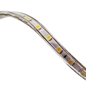 お買い得  防水ストリップライト-導かれたストリップライト防水30m98.4fttiktokライト5050smd 1800ledseuプラグ付き暖かい白白赤黄青緑家のダイニングリビングルームバー用の切断可能