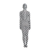 cheap Printing-Patterned Zentai Suits Catsuit Skin Suit Carnival Costume Full Body Suit Men's Women's Sex Check Spandex Lycra Costume for Halloween Carnival Masquerade Adults'