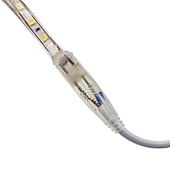 お買い得  防水ストリップライト-導かれたストリップライト防水30m98.4fttiktokライト5050smd 1800ledseuプラグ付き暖かい白白赤黄青緑家のダイニングリビングルームバー用の切断可能