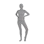 cheap Printing-Patterned Zentai Suits Catsuit Skin Suit Carnival Costume Full Body Suit Men's Women's Sex Check Spandex Lycra Costume for Halloween Carnival Masquerade Adults'