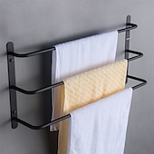 cheap Towel Bars-Wall Mounted Towel Rack,Stainless Steel 3-TierTowel Bar Storage Shelf for Bathroom 60cm Towel Holder Towel Rail Towel Hanger