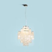 cheap Chandeliers-1-Light 30 cm Chandelier Pendant Light Metal Shell Painted Finishes Modern 110-120V / 220-240V