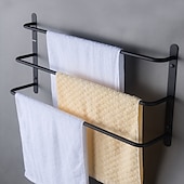 cheap Towel Bars-Wall Mounted Towel Rack,Stainless Steel 3-TierTowel Bar Storage Shelf for Bathroom 60cm Towel Holder Towel Rail Towel Hanger
