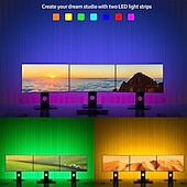 זול פנסי פס עמיד למים-רצועת led רצועת 2 מטר עמיד למים רצועות תאורה LED rgb טיקטוק רצועת תא סוללה aa תיבת סוללה מיני בקר 3 מפתחות מופעל על סוללה רב צבעים